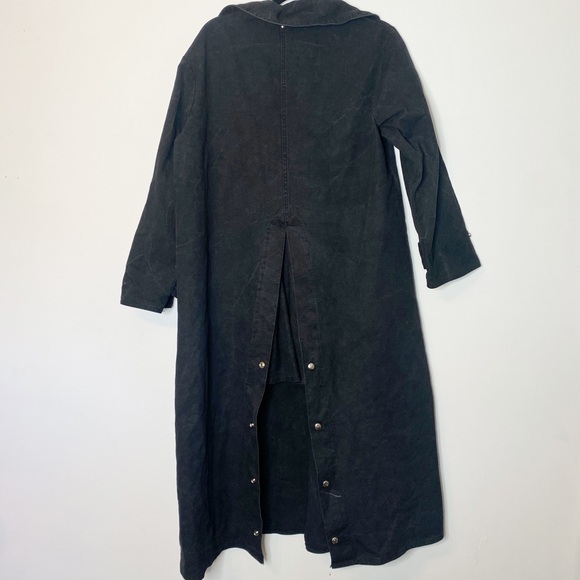 Vintage Circle J Originals Western Cowboy Trench Coat Duster Designs by Renzie - Picture 8 of 8